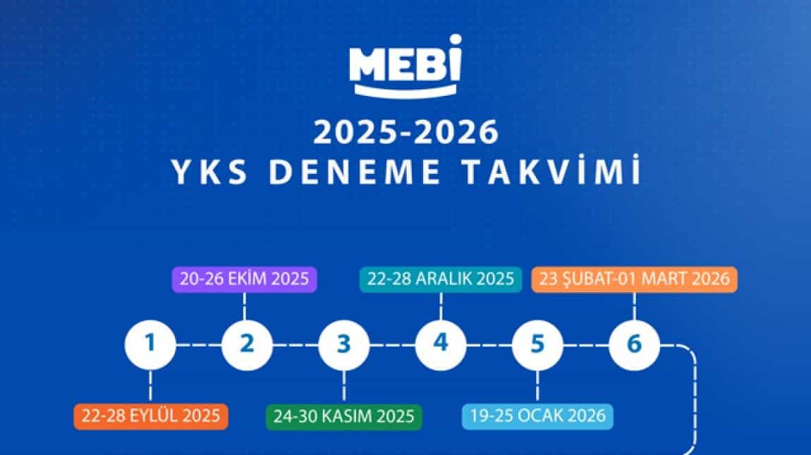 MEBİ TYT Deneme Takvimi